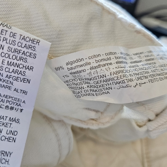 Zara White Jeans Womens Sz 4 Denim High Waisted Mom Fit Ankle Length Comfort - Picture 12 of 12